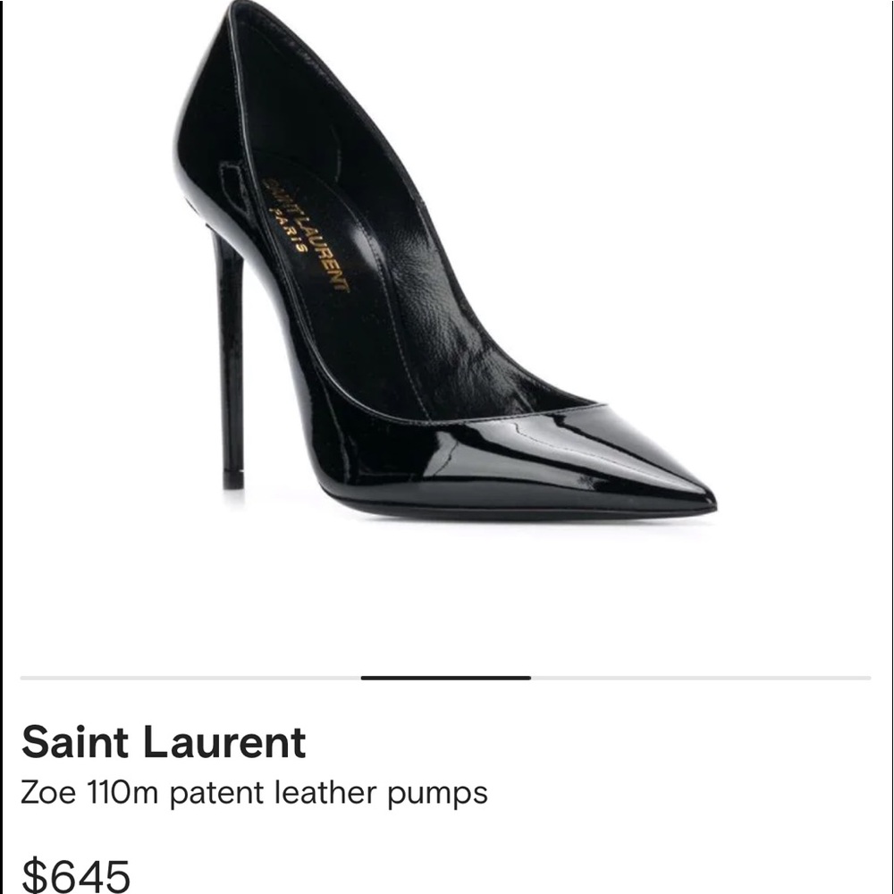 Saint Laurent Zoe patent leather pumps